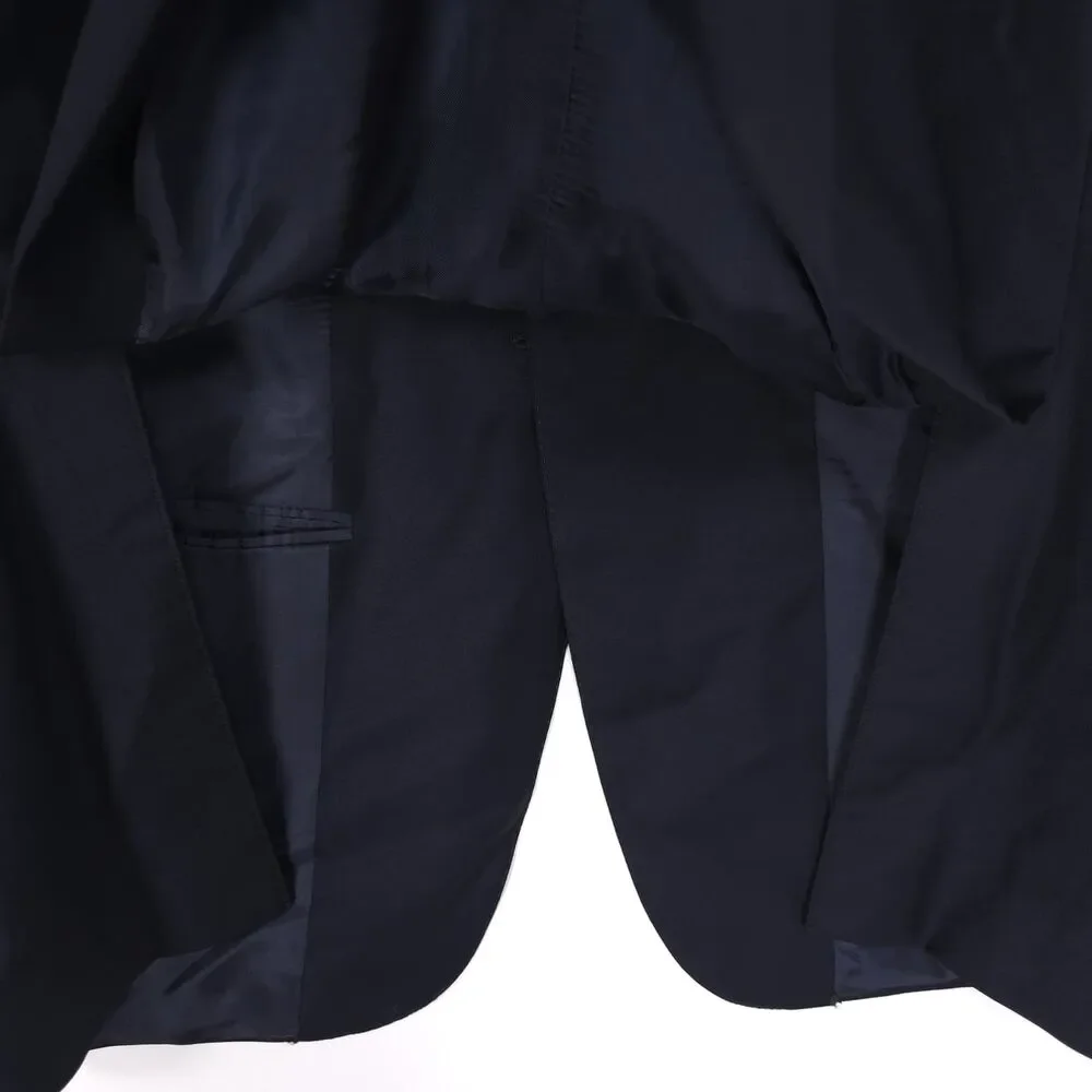 SAMUELSOHN Men's Navy Sport Coat Navy 40L Super 120s Wool UNION MADE UTIS CANADA
